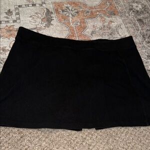 PINK Victoria's Secret Black Mini skort Casual